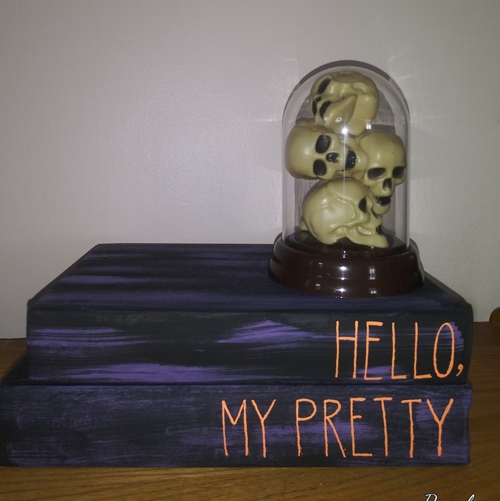 Halloween Decoration Book Stack #2